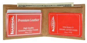 Hunter Series Mens Leather Card Holder Bifold Wallet HU 1310-menswallet