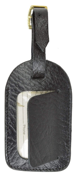 Leather Luggage Tag for travel-menswallet