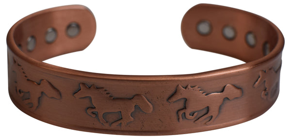 Magnetic-Pure-Copper-Bracelet-Horse-Logo-for-Arthritis-Wristband_600x ...