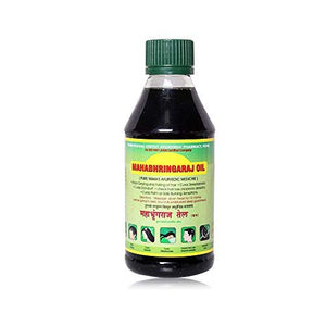 Mahabhringraj Ramakrishna Pharma Scalp Massaging Oil, 200 ml-menswallet