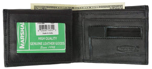 Men's Bifold Flap Up Premium Leather Zipper Pocket Wallet P 3053 (C)-menswallet