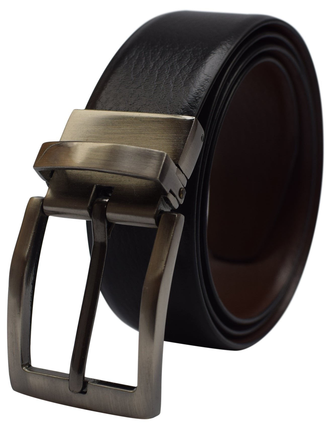 Marshal Men's Leather Reversible Belt 1.25" For Mens Casual Golf Dress,One Belt Reverse For 2 Sides Black/Brown 36" Marshal Men's Leather Reversible Belt 1.25" For Mens Casual Golf Dress,One Belt Reverse For 2 Sides Black/Brown 36"