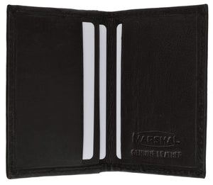 Mens Small Leather Lamb Mini Bifold Credit Card ID Wallet 72 (C)-menswallet