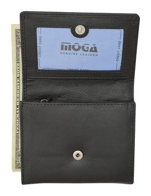 Moga Women Ladies Credit Card ID Money Purse Holder Wallet High End Leather 94013-menswallet
