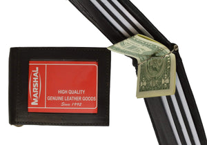 Money Clip With I.D. Outside-menswallet