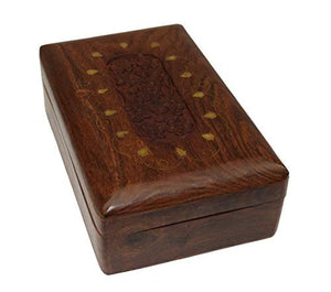 OM SHRI OM Handmade Decorative Jewelry Box Trinket Organizer Table from India-menswallet
