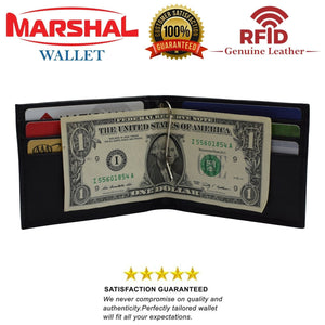 Slim Wallets For Men With Money Clip Bifold Wallet RFID Card Holder Mens Wallets-menswallet