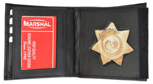 Star Badge Holder Leather Wallet 2517 TA (C)-menswallet