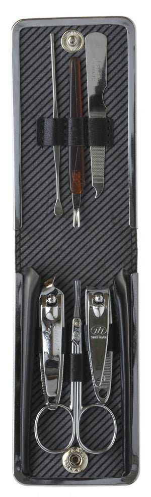 Three Seven 777 Personal Nail Care Travel Manicure Pedicure Grooming Set Travel Kit-menswallet