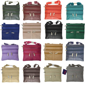 Wholesale Genuine Leather Cross Body Bag Purse Shoulder Bag Organizer Assorted-menswallet