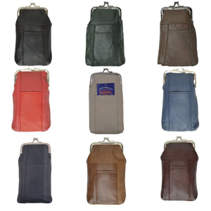 Wholesale Womens Leather Cigarette Case & Lighter Holder Assorted Colors-menswallet