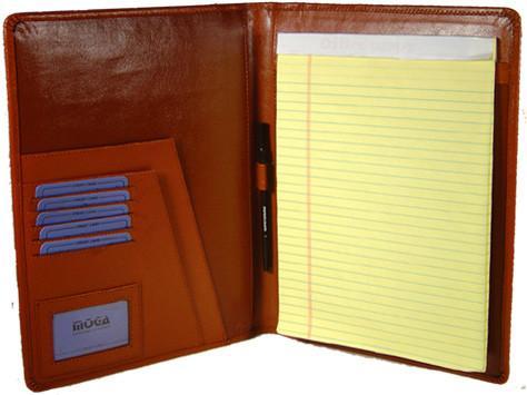 Zip-Around Padholder / Organizer- (100% genuine Leather)-menswallet