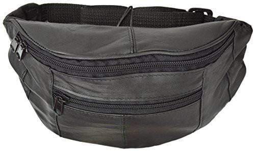 Fanny Pack - Leather--006BK - wallets for men's at mens wallet