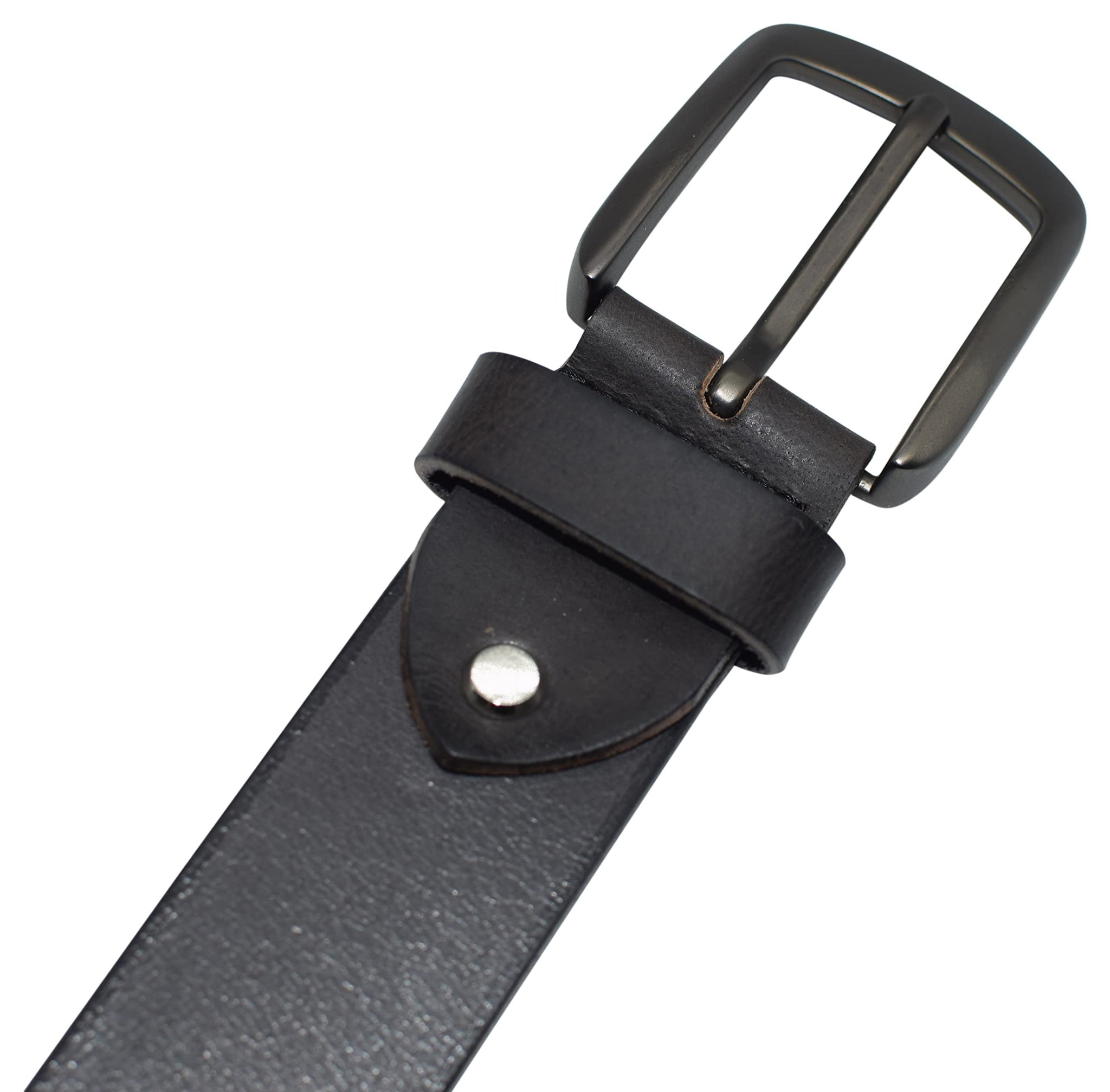 Marshal Men's Genuine Leather Classic Everyday Jean Belt, 1 1/2" Men Handmade Casual Dress Belts (Black, 38" Marshal Men's Genuine Leather Classic Everyday Jean Belt, 1 1/2" Men Handmade Casual Dress Belts (Black, 38"