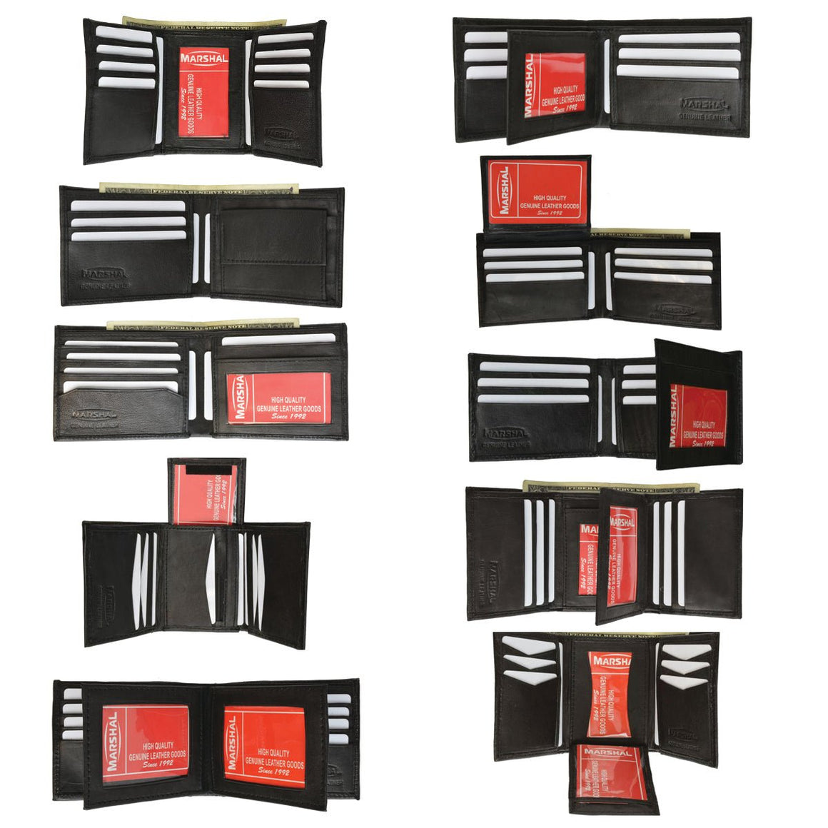 Wholesale Men's Lambskin Wallets Trifold & Bifold by Marshal - wallets for men's at mens wallet