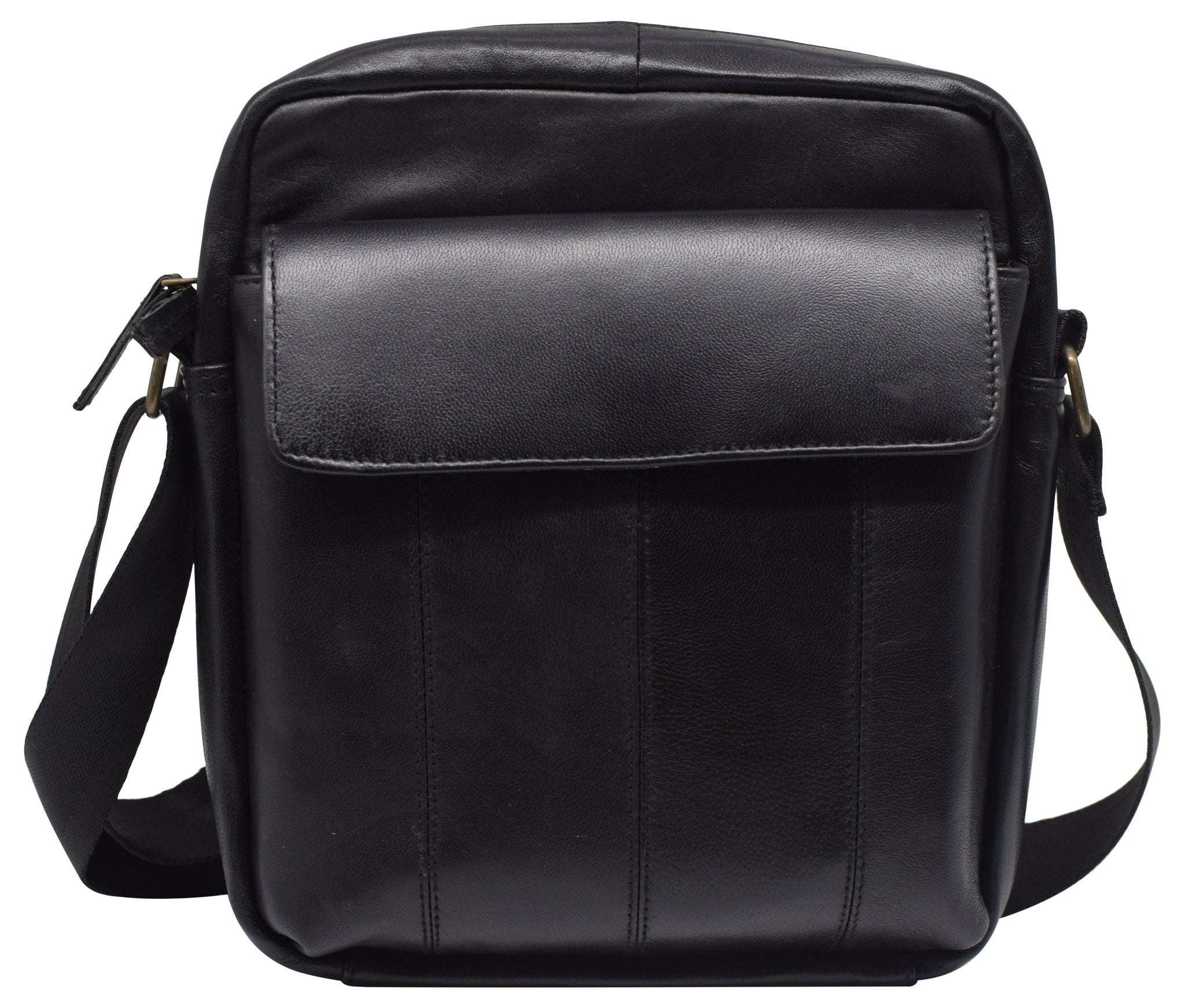 crossbody travel bag ipad Mens Crossbody Bag Genuine Leather Man Shoulder Handbag for iPad Tablets, Travel, Cycling, Hiking, Office, Business