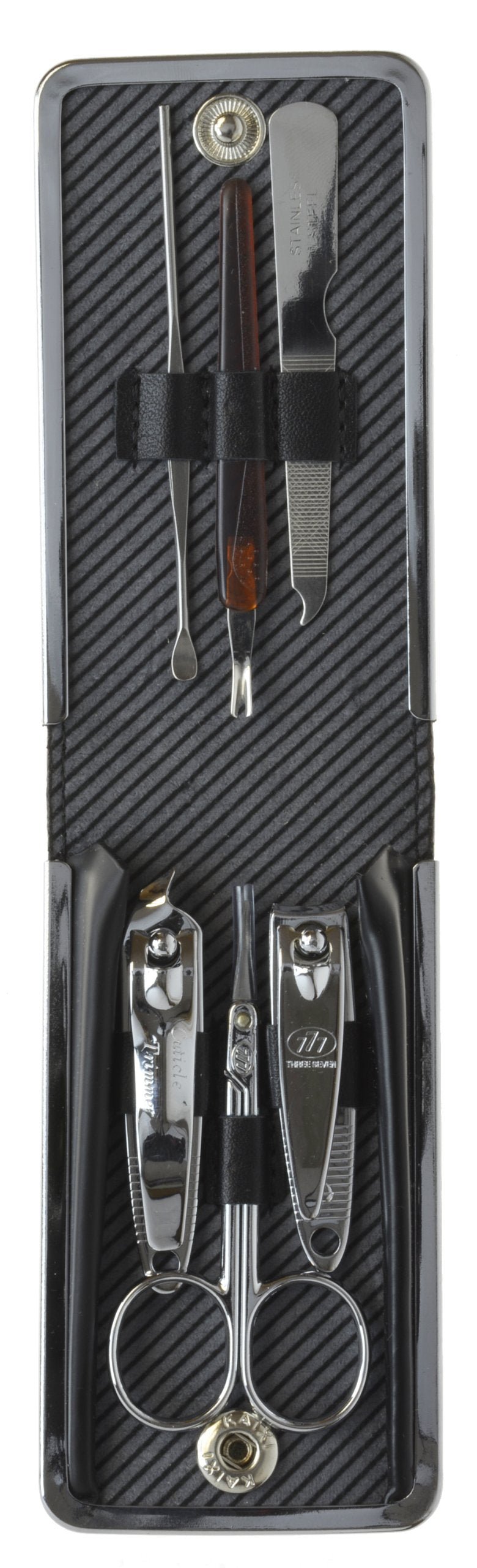 Three Seven 777 Personal Nail Care Travel Manicure Pedicure Grooming Set Travel Kit - wallets for men's at mens wallet