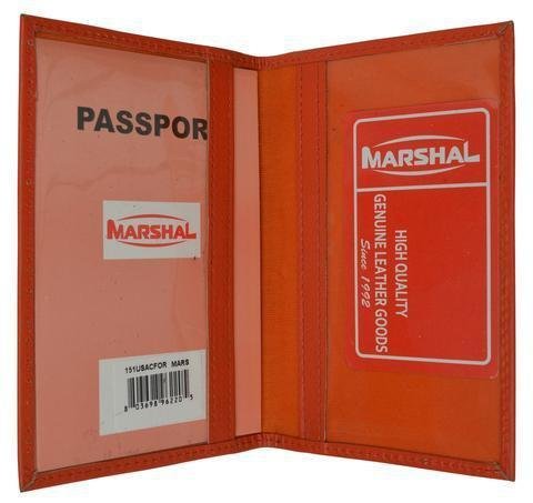 Travel genuine leather Passport Holder Travel Accessory USA imprinted - wallets for men's at mens wallet