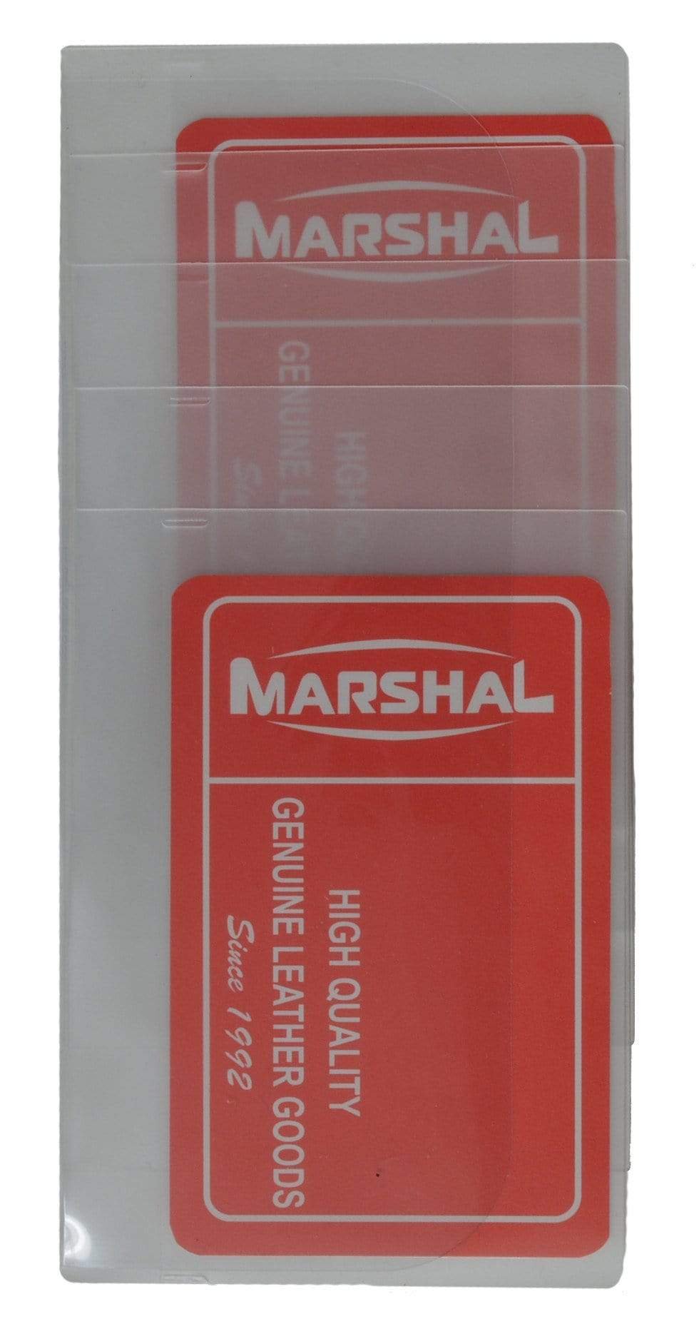 Checkbook Plastic Insert Made in USA by Marshal® 6 Page SET of 2 Card Holder INSCHE USA (C) - wallets for men's at mens wallet