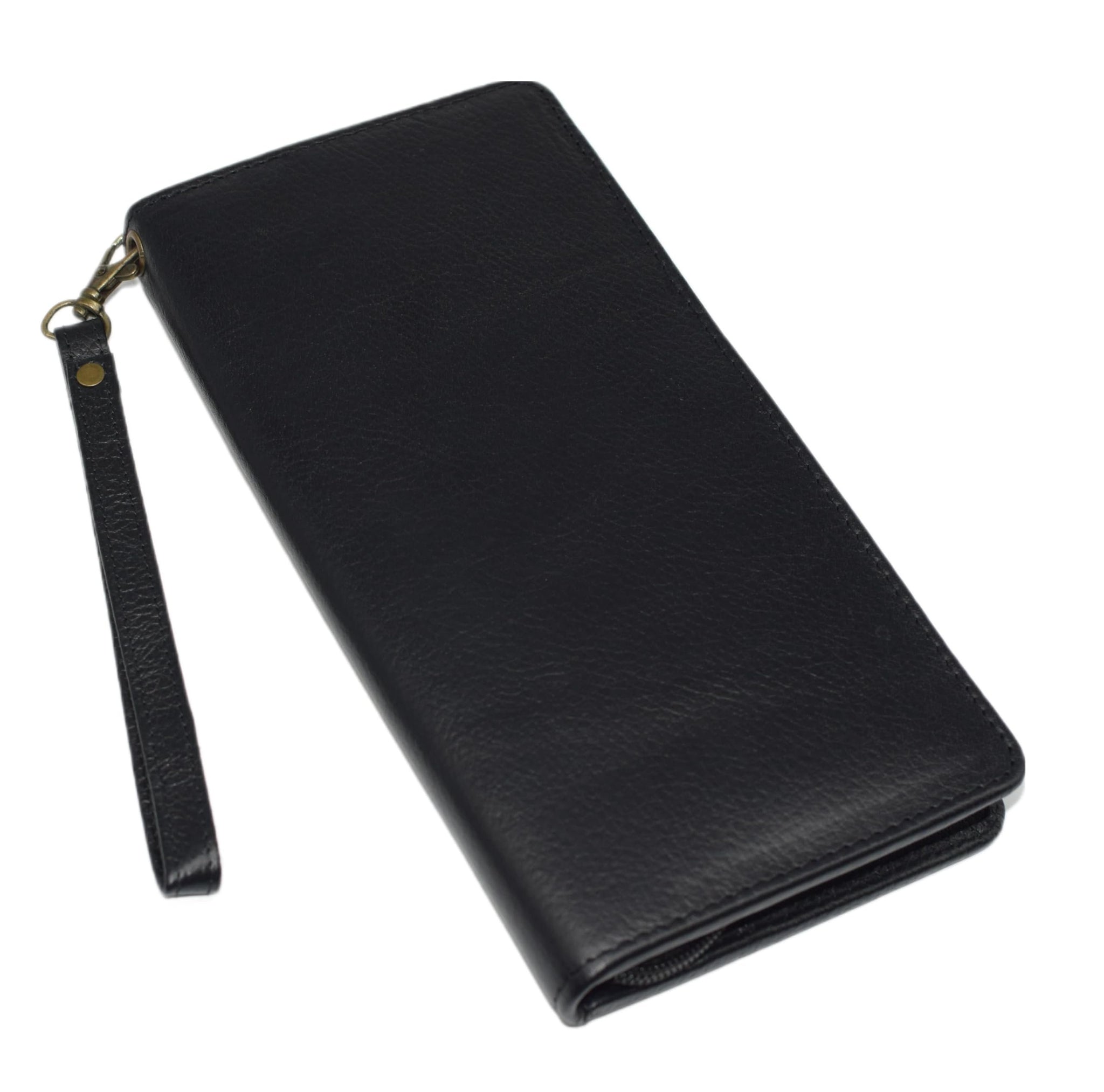 Travel Document Organizer with AirTag Holder - RFID Blocking Passport Wallet Case Family Holder ID Wristlet Wallet