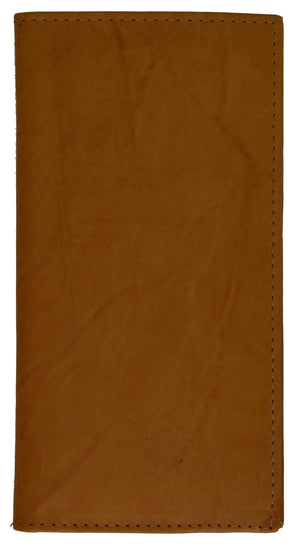 Basic Leather Checkbook Cover-menswallet