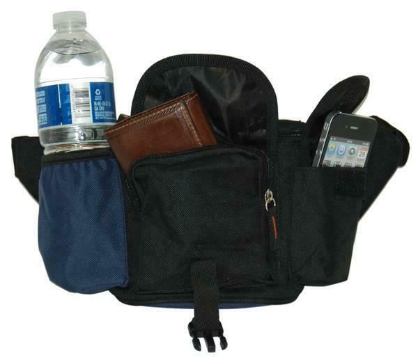 Waist Hip Fanny Pack Side Crossbody Bag Pouch Gym Outdoor Workout Travel Bag-menswallet