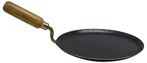 12 inch Indian Roti Iron Tawa Taper Border Pan For Chapati Bread Cooking Utensil Griddle Tava-menswallet