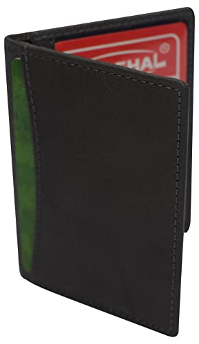 RFID Blocking Slim Thin Leather Credit Card ID Mini Wallet Holder Bifold Driver's License Safe-menswallet