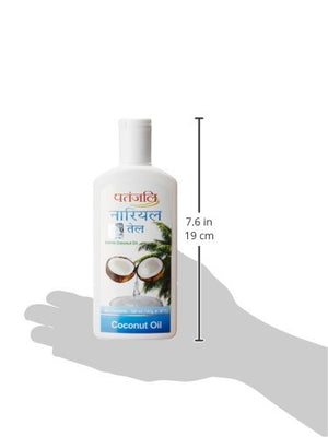 Patanjali Double Filtered Coconut Oil 210ml-menswallet