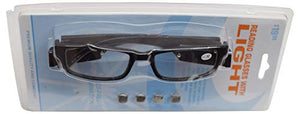 Black Reading Glasses with Light +1.5 Magnification Men Women Eyewear-menswallet