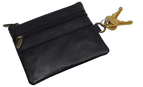 Leather Coin Purse, Change Pouch Pocket Organizer