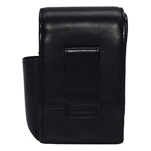 Genuine leather cigarette box anti-scratch protective storage case with lighter holder-menswallet