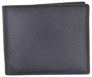 Slim Mens Bifold Wallet Premium Leather Credit Card ID Holder Key Pocket Wallet-menswallet
