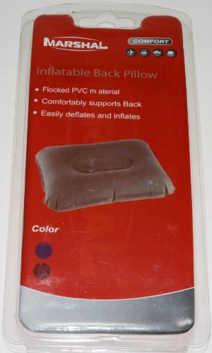 Inflatable Back Pillow for Travel By Marshal-menswallet