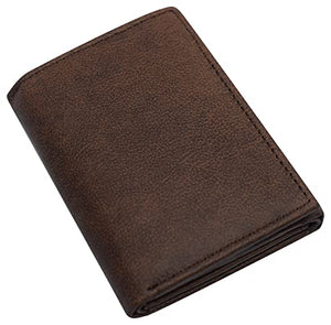 RFID Blocking Brown Men's Wallet Premium Leather Trifold Classic Wallets for Men-menswallet