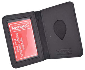 Family Member Mini Badge License ID Card Holder Bifold Wallet-menswallet