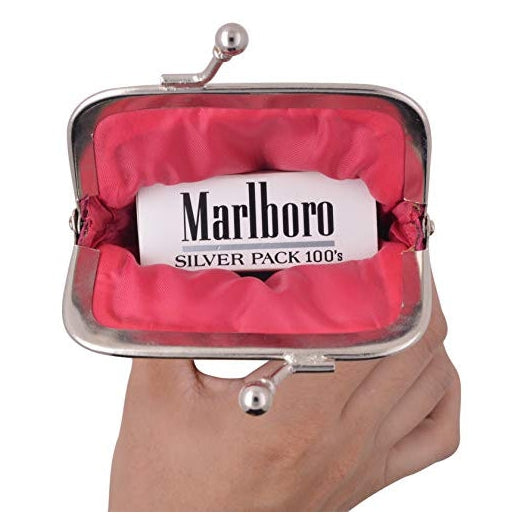 pink leather cigarette case Genuine with Lighter Pouch Hot by Marshal Classic Eco Leather Mens 20pcs