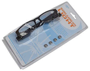 Black Reading Glasses with Light +1.5 Magnification Men Women Eyewear-menswallet