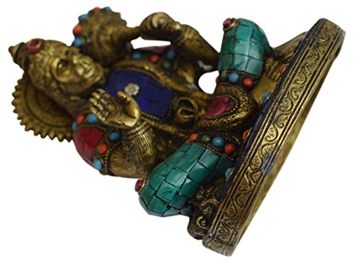 Lord Hanuman Metal Statue Hindu God of Strength Sculpture Collectible Figurine - wallets for men's at mens wallet