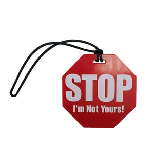 2-Stop Sign Tag Red Luggage Tag for Travel By Marshal-menswallet