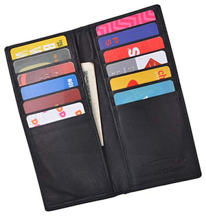 Genuine Leather Bifold Front Pocket Wallet ID Credit Card Money Holder-menswallet
