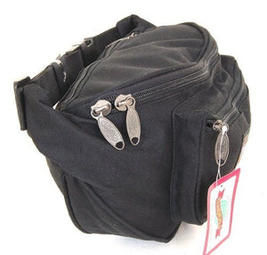 Canvas Fanny Pack Travel Clutch Waist Bag Large Purse Adjustable Strap Tote Bag-menswallet