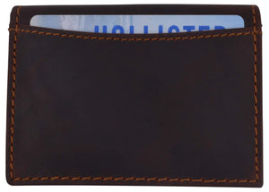 RFID Premium Vintage Leather Men's Expandable Credit Card ID Holder Wallet-menswallet