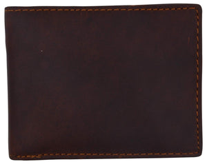 RFID Men's Slim Classic Bifold Credit Card ID Premium Vintage Leather Wallet-menswallet
