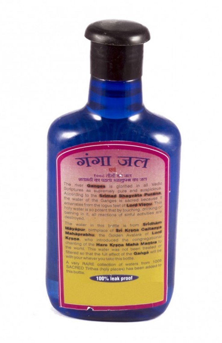 Pure Ganga Jal Gangajal Holy Water 375 ml Positive energy religious ceremony - wallets for men's at mens wallet