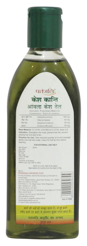 Patanjali Kesh Kanti Amla Hair Oil, 200ml-menswallet