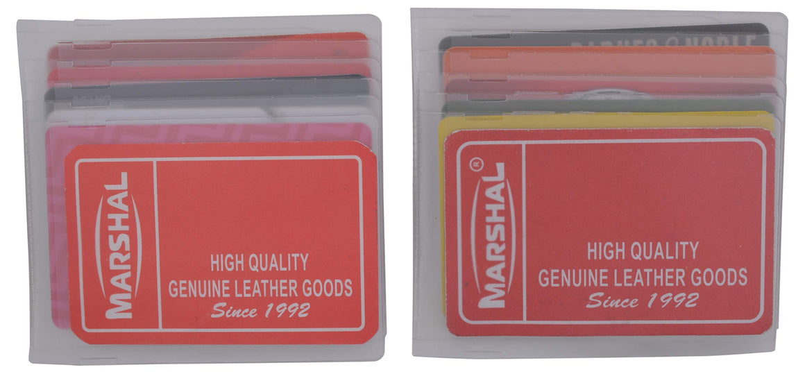 Set of 2 Hipster Bifold Staggered Plastic Inserts Wallets Side Load by Marshal-menswallet