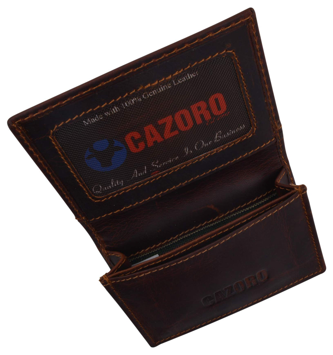 RFID Premium Vintage Leather Men's Expandable Credit Card ID Holder Wallet-menswallet