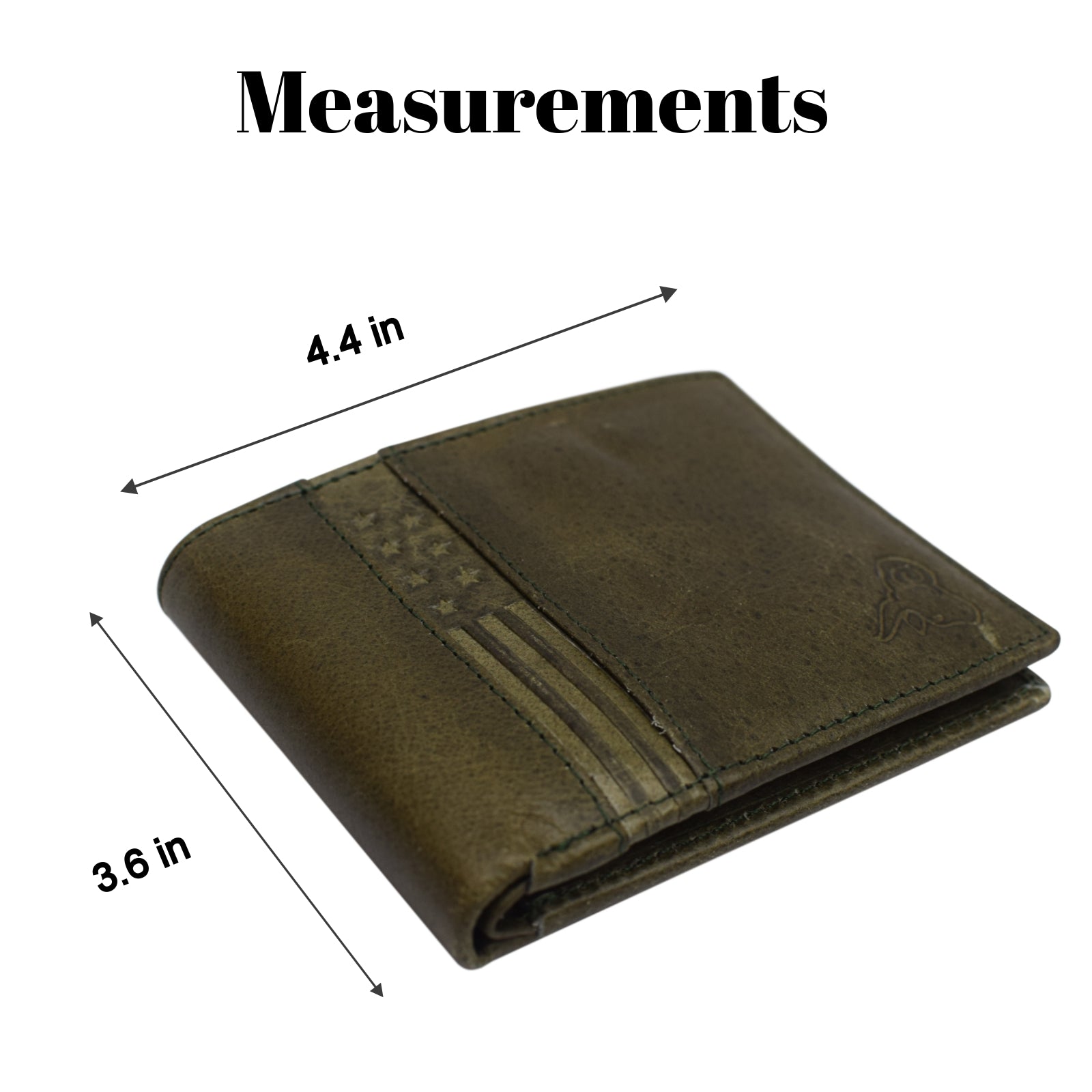 USA RFID Mens Wallet Slim Passcase Bifold with ID Window & Gift Box US Design