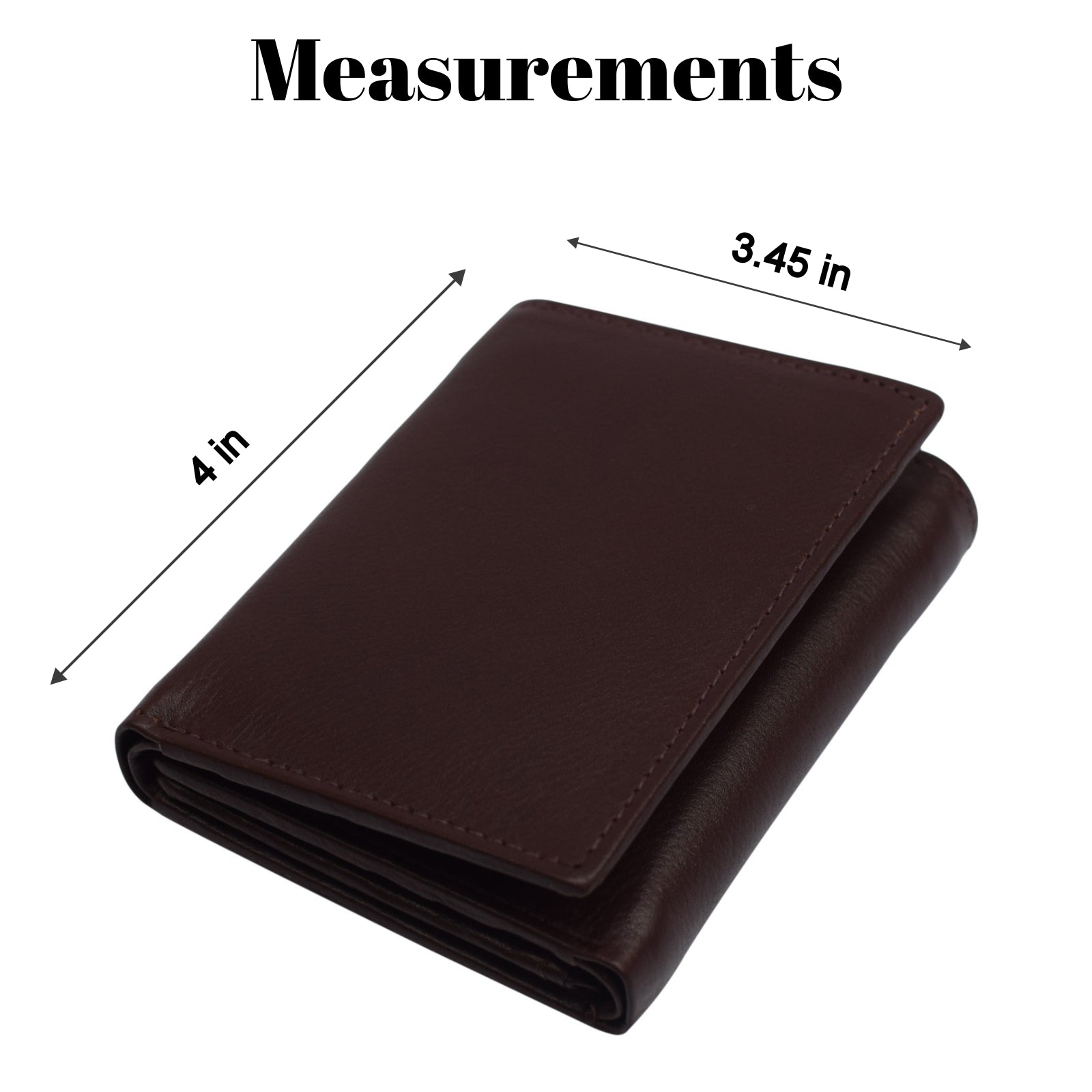 Swiss marshall men's rfid blocking premium leather classic trifold wallet-menswallet